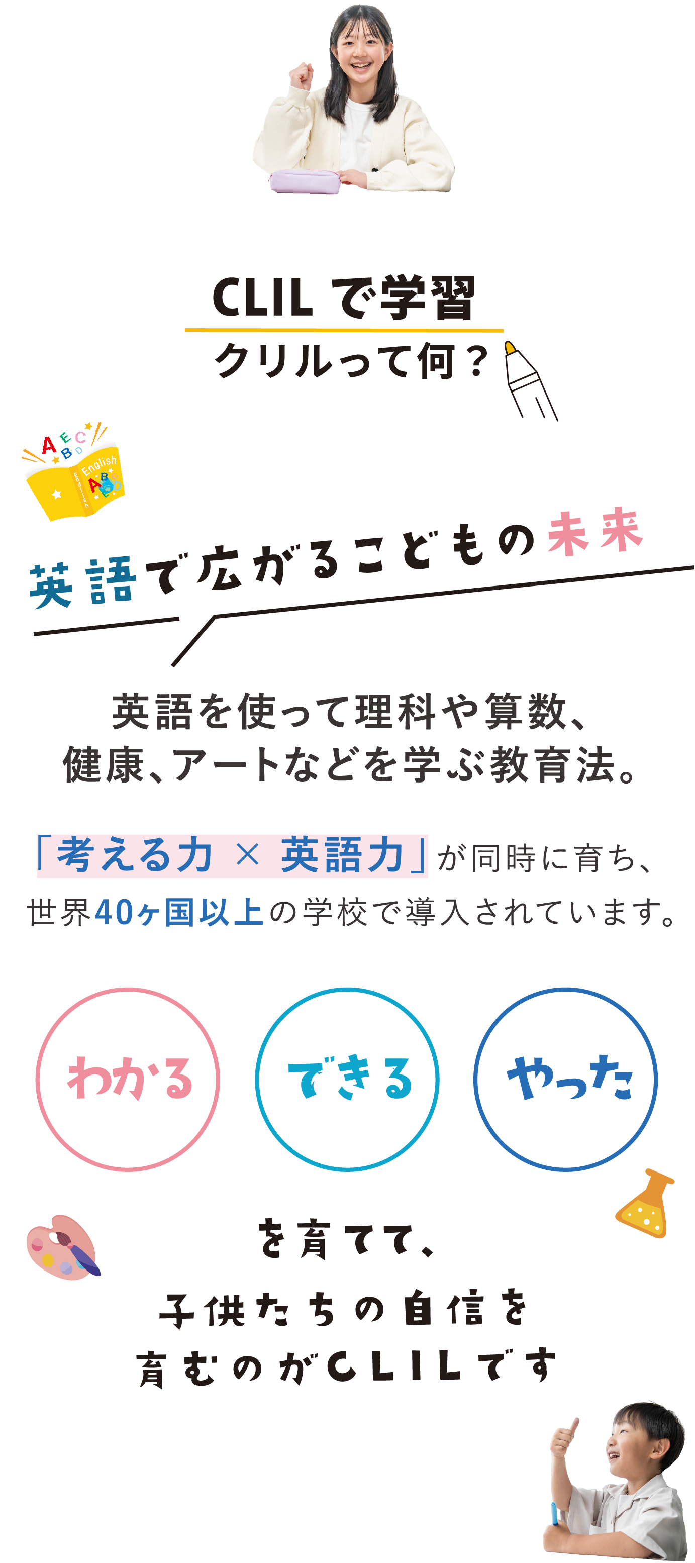 CLILで学習 クリルって何？