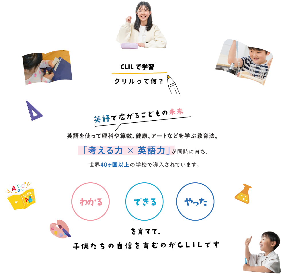 CLILで学習 クリルって何？